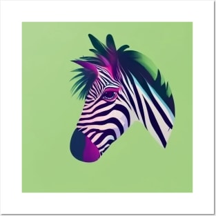 zebra stripes cute Posters and Art